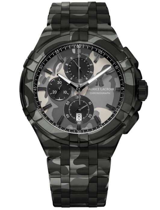Maurice Lacroix Aikon Chronograph Camouflage 44 mm AI1018-PVB02-336-1 watches review